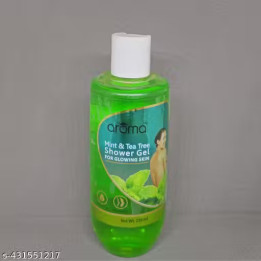 Alaroma Mint & Tea Tree Shower Gel – 250ml:
