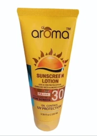 Aroma Sunscreen Lotion SPF 30, Packaging Size: 100 mL