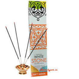 White Stone Sticks (Agarbatti)