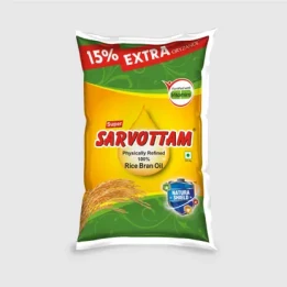 Natura Shield Rice Bran Oil – 100% Refined & Vitamin-Fortified (15% Extra)