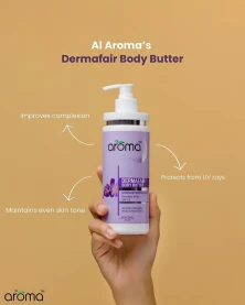 Alaroma Dermafair Body Butter with SPF 15 (475 ml) – Brighten, Nourish & Protect
