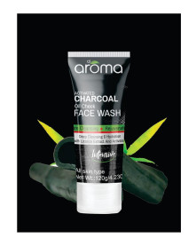Alaroma Activated Charcoal Face Wash – Anti-Pollution,  120g