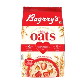 Bagrry’s White Oats – High in Protein, Rich in Fibre, Quick Cooking