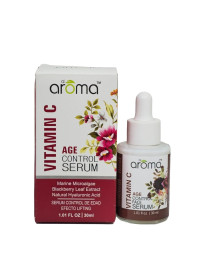 Alaroma Vitamin C Age Control Face Serum - Brightening, Anti-Aging & Skin Rejuvenating Serum for Youthful Glow